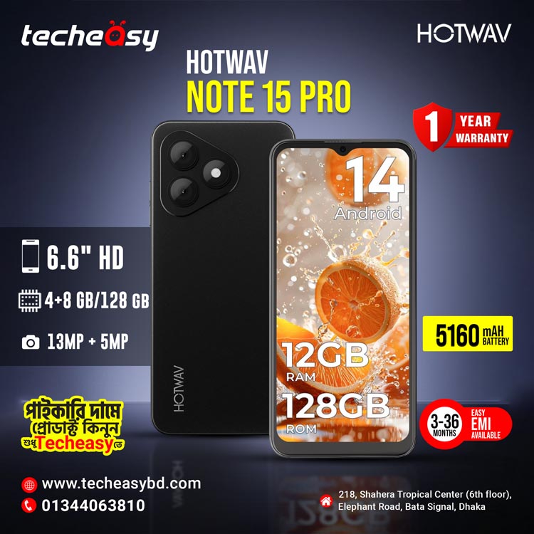hotwav-note-15-pro (1) HOTWAV Note 15 Pro Smartphone (4GB/128GB)