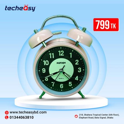Twin Bell Table Clock