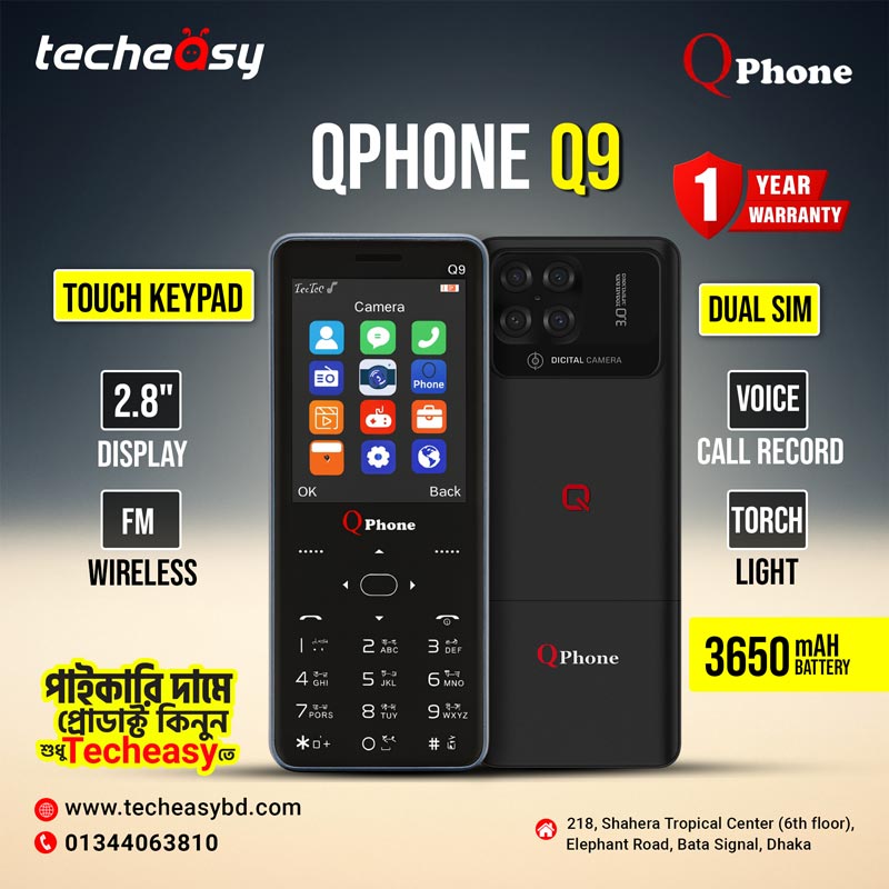 Qphone--Q9 Qphone Q9 Touch Button Phone
